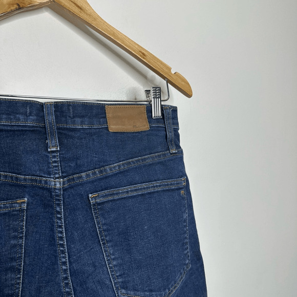 MADEWELL 10" High-Rise Skinny Jeans women's Lucille Wash dark blue H2245 size 30 - Picture 5 of 9
